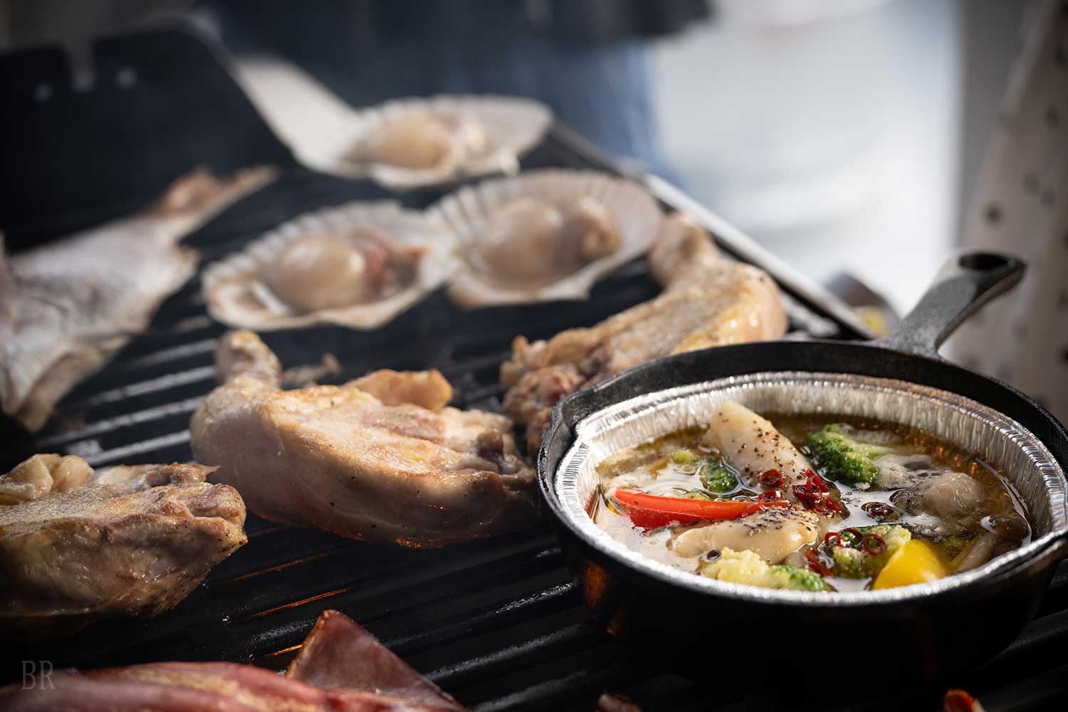 카라토 시장 직송의 재료로 만든 특별한 바베큐