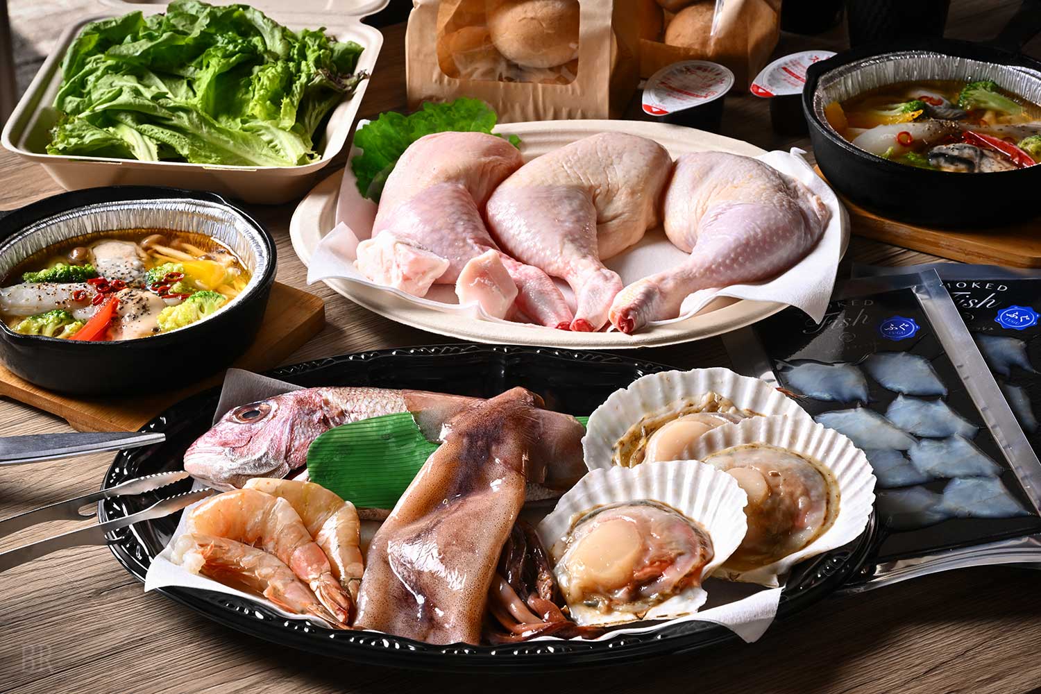카라토 시장 직송의 재료로 만든 특별한 바베큐